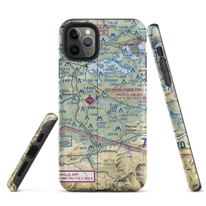 King Airport (TN72) VFR Sectional  Tough iPhone Case