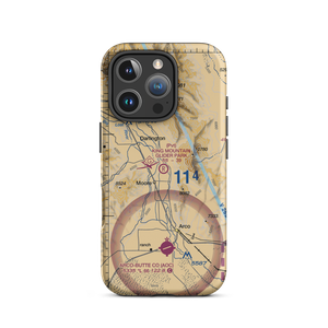 King Mountain Glider Park (ID36) VFR Sectional  Tough iPhone Case