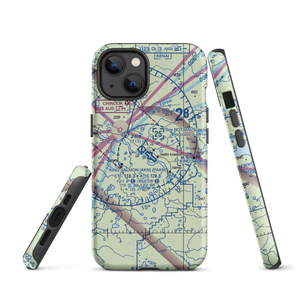 King Salmon Airport (AKN) VFR Sectional  Tough iPhone Case