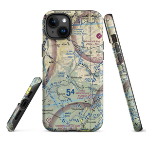 King Sky Ranch Airport (GA67) VFR Sectional  Tough iPhone Case