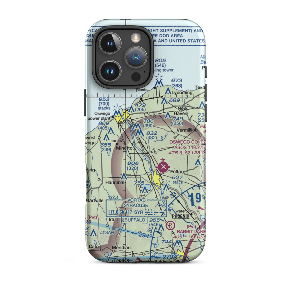 Kingdom Field (5NK5) VFR Sectional  Tough iPhone Case iPhone 16 Pro Max model shown