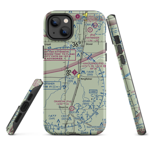 Kingfisher Airport (F92) VFR Sectional  Tough iPhone Case