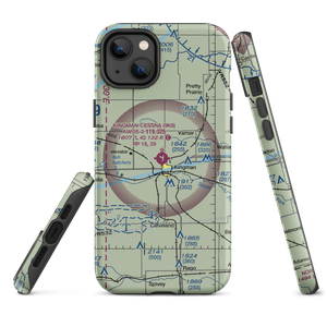 Kingman Airport Clyde Cessna Field (9K8) VFR Sectional  Tough iPhone Case