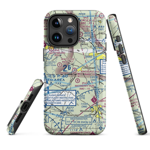 Kingsdale Air Park (PA23) VFR Sectional  Tough iPhone Case