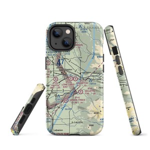 Kingston Airpark (8OR2) VFR Sectional  Tough iPhone Case