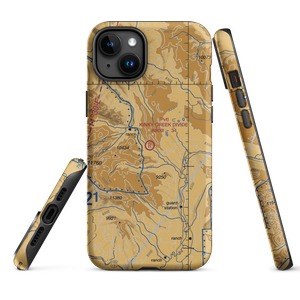 Kinky Creek Divide Airport (WY30) VFR Sectional  Tough iPhone Case