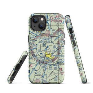 Kinston Regional Jetport At Stallings Field (ISO) VFR Sectional  Tough iPhone Case