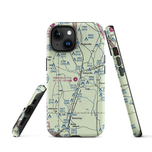 Kirbyville Airport (T12) VFR Sectional  Tough iPhone Case