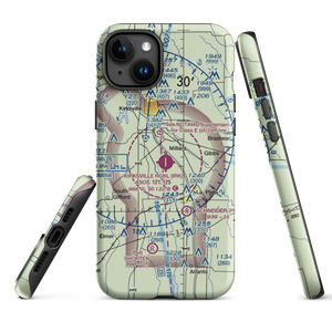 Kirksville Regional Airport (IRK) VFR Sectional  Tough iPhone Case