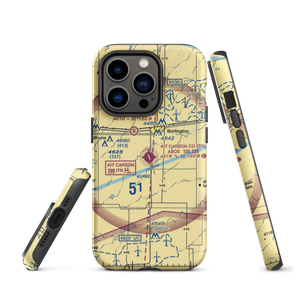 Kit Carson County Airport (ITR) VFR Sectional  Tough iPhone Case
