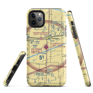 Kit Carson County Airport (ITR) VFR Sectional  Tough iPhone Case