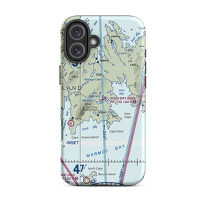 Kitoi Bay Seaplane Base (KKB) VFR Sectional  Tough iPhone Case