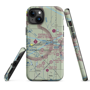 Kits Airport (5OK0) VFR Sectional  Tough iPhone Case