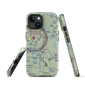 Kitty Hawk Estates Airport (9WI6) VFR Sectional  Tough iPhone Case