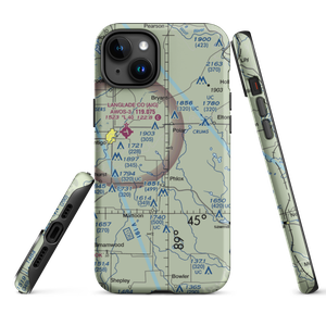 Kitty Hawk Estates Airport (9WI6) VFR Sectional  Tough iPhone Case