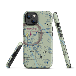 Kitty Hawk Estates Airport (9WI6) VFR Sectional  Tough iPhone Case