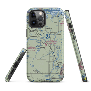 Kitty-Wompus Airport (26WI) VFR Sectional  Tough iPhone Case