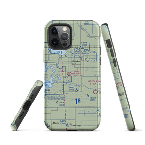 Klamar Field (77MN) VFR Sectional  Tough iPhone Case