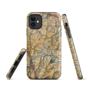 Klies Air Strip (MT43) VFR Sectional  Tough iPhone Case