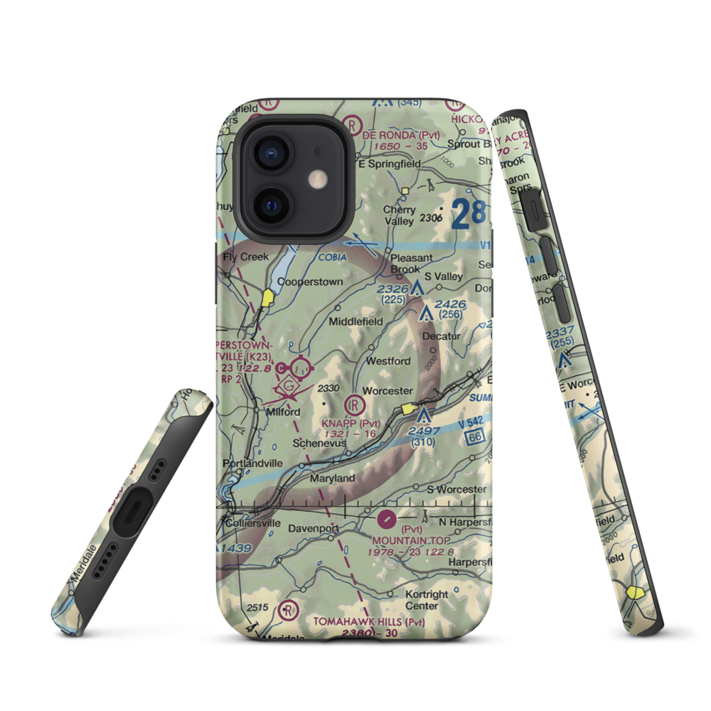 Knapp Airport (6NK0) VFR Sectional  Tough iPhone Case iPhone 12 model shown