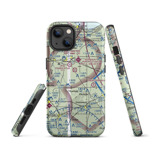 Knight Airport (1OI7) VFR Sectional  Tough iPhone Case