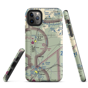 Knot 2 Shabby Airport (5TA6) VFR Sectional  Tough iPhone Case