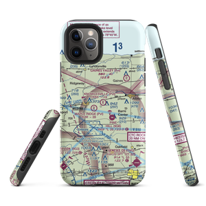 Knowlesville Airport (NY01) VFR Sectional  Tough iPhone Case