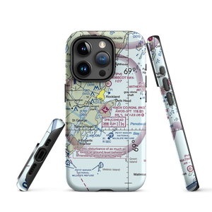 Knox County Regional Airport (RKD) VFR Sectional  Tough iPhone Case