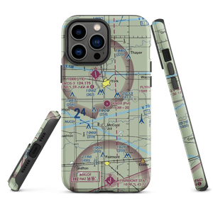 Knox Landing Airport (87NE) VFR Sectional  Tough iPhone Case