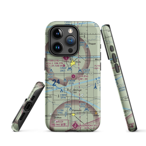 Knox Landing Airport (87NE) VFR Sectional  Tough iPhone Case