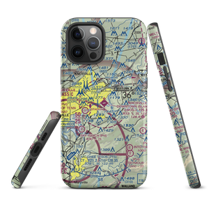 Knoxville Downtown Island Airport (DKX) VFR Sectional  Tough iPhone Case