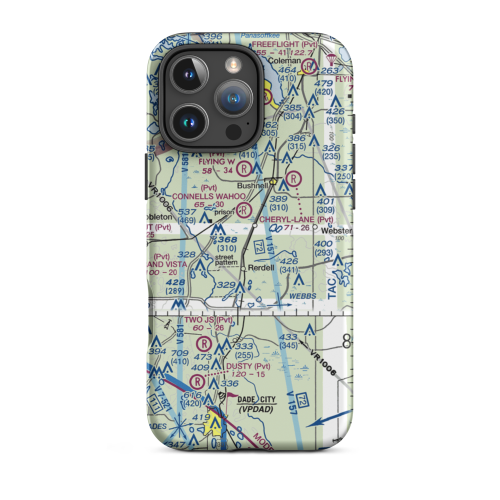 Ko-Kee Airport (4FL2) VFR Sectional  Tough iPhone Case iPhone 16 Pro Max model shown