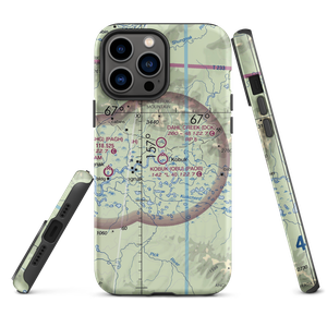 Kobuk Airport (OBU) VFR Sectional  Tough iPhone Case