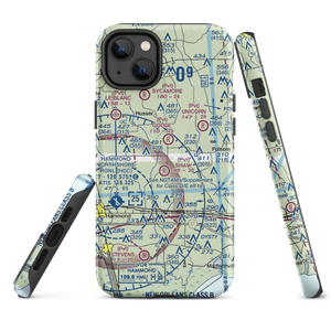 Koenig Airpark (LS92) VFR Sectional  Tough iPhone Case