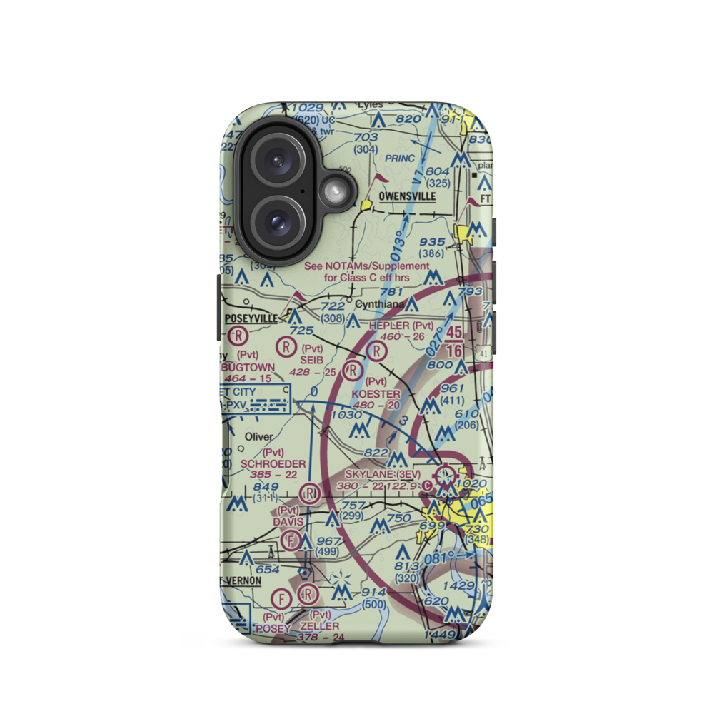 Koester Field (5II5) VFR Sectional  Tough iPhone Case iPhone 16 model shown
