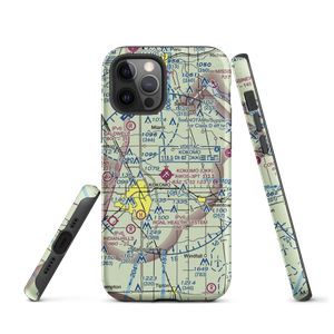 Kokomo Municipal Airport (OKK) VFR Sectional  Tough iPhone Case