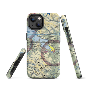 Konocti  - Clear Lake Seaplane Base (5CA9) VFR Sectional  Tough iPhone Case