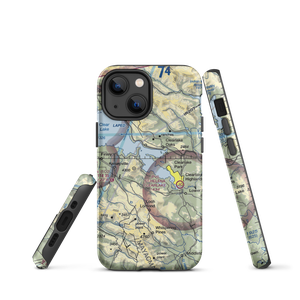 Konocti  - Clear Lake Seaplane Base (5CA9) VFR Sectional  Tough iPhone Case