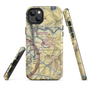 Kooskia (Clear Creek Int) Airport (79ID) VFR Sectional  Tough iPhone Case
