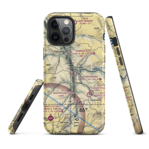 Kooskia Municipal Airport (S82) VFR Sectional  Tough iPhone Case