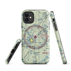 Kosciusko Attala County Airport (OSX) VFR Sectional  Tough iPhone Case