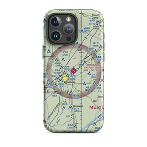 Kosciusko Attala County Airport (OSX) VFR Sectional  Tough iPhone Case