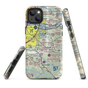 Krueger Airport (OR72) VFR Sectional  Tough iPhone Case