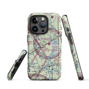 Kubecka Flying Service Inc. Airport (6TE5) VFR Sectional  Tough iPhone Case