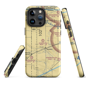 Kumor Airport (2NE7) VFR Sectional  Tough iPhone Case