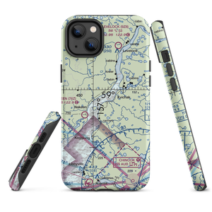 Kvichak /Diamond J/ Airport (9Z7) VFR Sectional  Tough iPhone Case