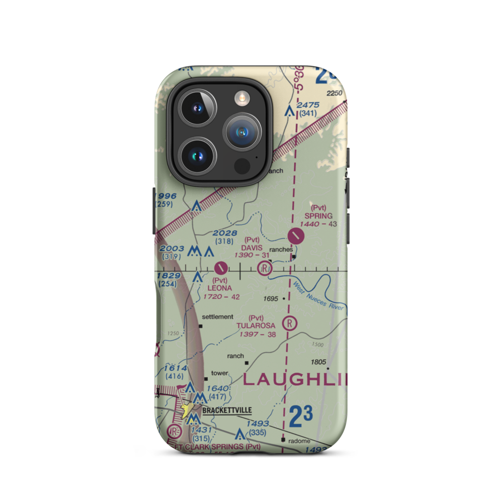 L Davis Ranch Airport (5XS8) VFR Sectional  Tough iPhone Case iPhone 16 Pro model shown