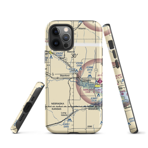 L J Bose Airstrip (67NE) VFR Sectional  Tough iPhone Case