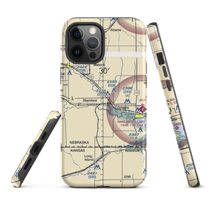 L J Bose Airstrip (67NE) VFR Sectional  Tough iPhone Case