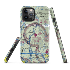 L O Simenstad Municipal Airport (OEO) VFR Sectional  Tough iPhone Case